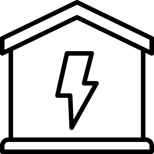 Domestic electrical services icon